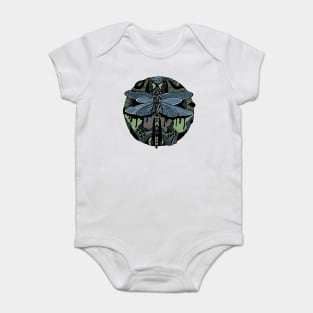 Mellow Cool Circle of the Dragonfly Baby Bodysuit